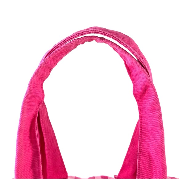 Victoria’s Secret Icon Pink Stripe Weekender Large Duffle Bag - Picture 8 of 9